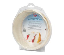 Tala - Baking - 20cm Siliconised Cake Tin Liners